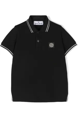 Stone Island Polo con parche Compass