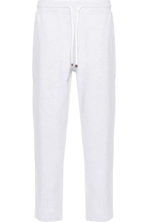Brunello Cucinelli Pantalones de chándal con cordones