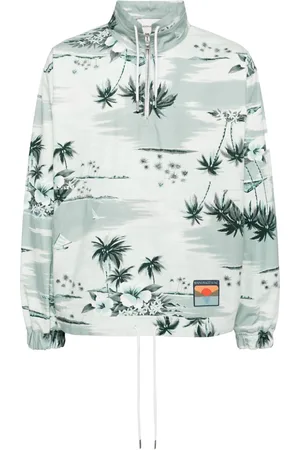 Maison Kitsuné Chaqueta con estampado gráfico