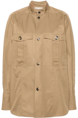 Saint Laurent Camisa de sarga