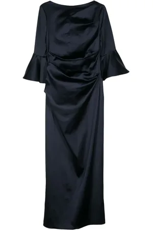 TALBOT RUNHOF Vestido de fiesta fruncido