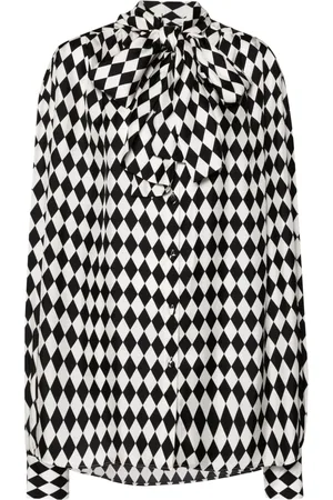Balmain Camisa con motivo geométrico