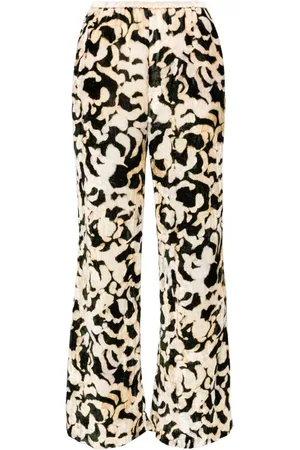 FORTE FORTE Pantalones con estampado abstracto