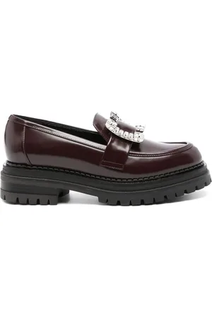 Sergio Rossi Mocasines Prince con hebilla de cristal