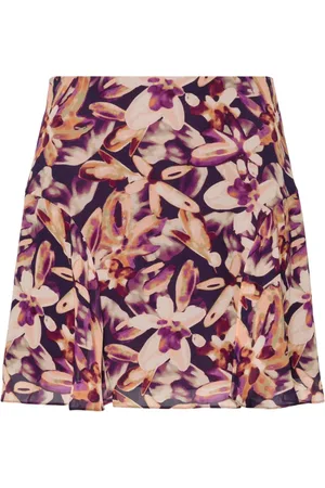Patrizia Pepe Minifalda de georgette con motivo floral