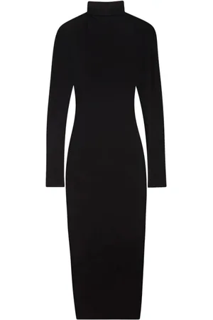 Isabel Marant Vestido midi Vanessa con cuello vuelto