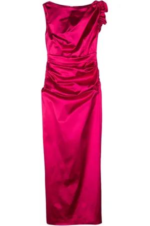 TALBOT RUNHOF Vestido de fiesta con volantes