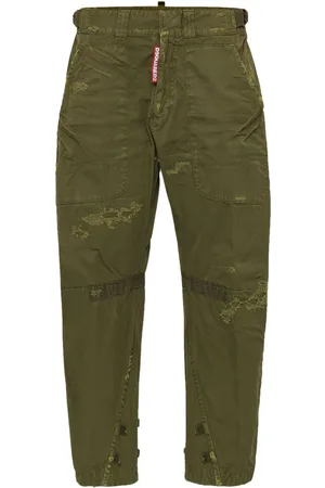 Dsquared2 Pantalones rectos con efecto envejecido