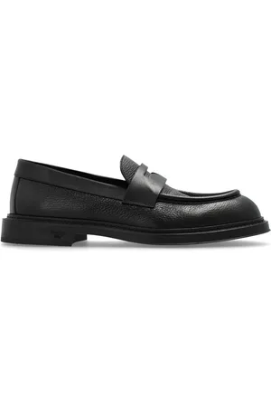 Emporio Armani Mocasines penny con diseño entretejido
