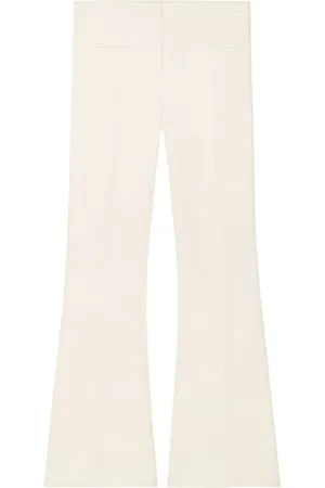 Courrèges Pantalones acampanados de talle bajo