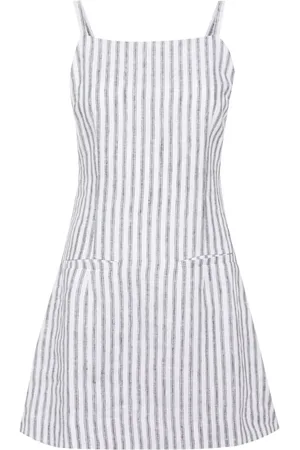 Reformation Vestido Phillipa a rayas
