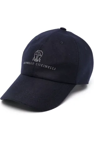Brunello Cucinelli Gorra con logo bordado