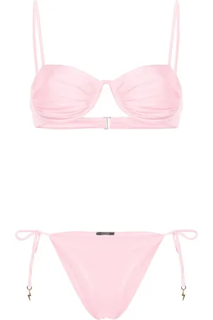 Noire Swimwear Bikini Monowire con cierre de lazo