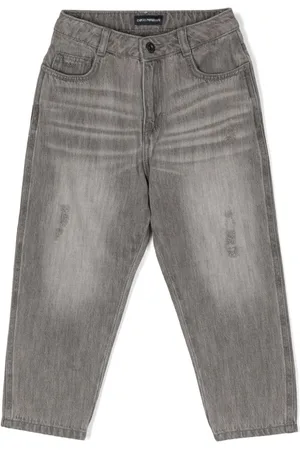 Emporio Armani Vaqueros ajustados con efecto envejecido