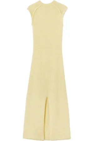 Jil Sander Vestido largo con abertura frontal