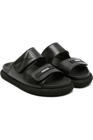VERSACE Sandalias con parche del logo