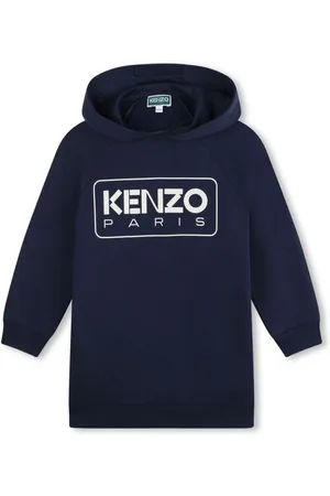 Kenzo Vestido con capucha y logo
