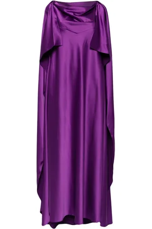 RHEA COSTA Vestido Wafa Plum