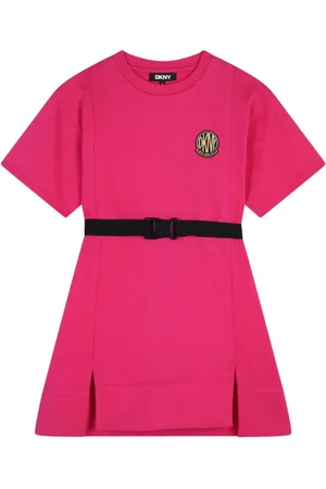 DKNY Vestido con parche del logo