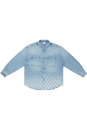MARCELO BURLON Sobrecamisa vaquera Laser Cross