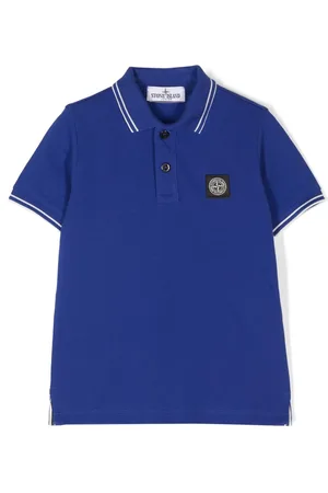 Stone Island Polo con parche Compass