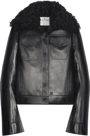 Courrèges Chaqueta con dobladillo recto