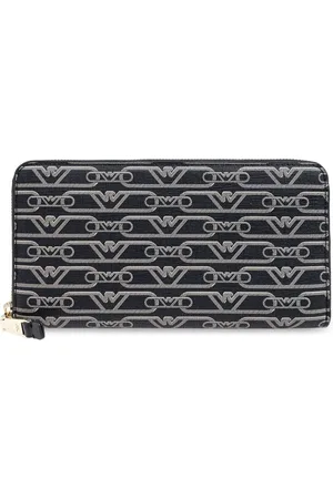 Emporio Armani Cartera con estampado en jacquard