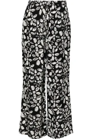 Marni Pantalones rectos con motivo floral