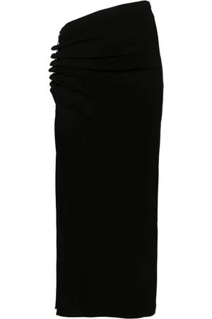 Paco rabanne Ruched midi skirt