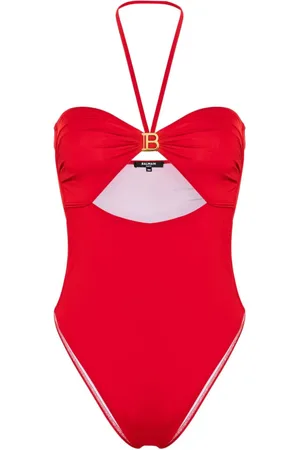 Balmain Bañador con placa B