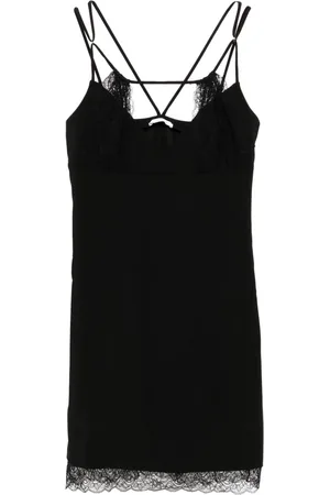 Patrizia Pepe Vestido corto con detalle de encaje
