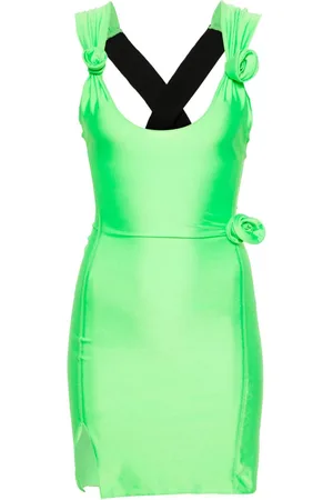 COPERNI Vestido corto con apliques florales
