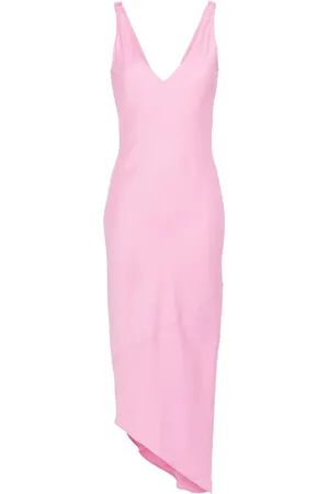 J.W.Anderson Vestido midi con cuello en V