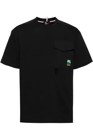 Moncler Camiseta con parche del logo