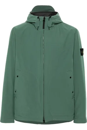 Stone Island Chaqueta con capucha y distintivo Compass