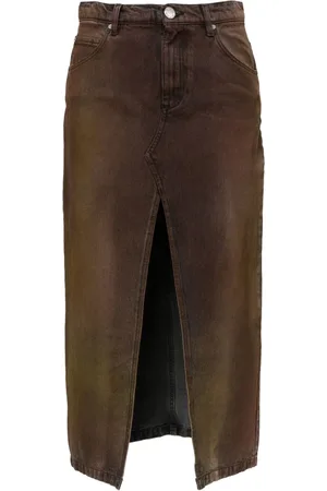 Pinko Falda midi vaquera
