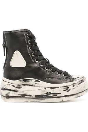 R13 Zapatillas Kurt con efecto envejecido