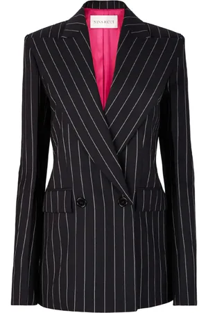 Nina Ricci Blazer a rayas diplomáticas