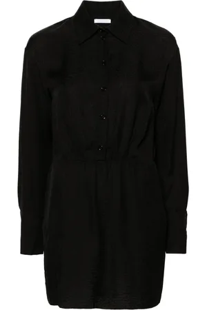 Patrizia Pepe Vestido camisero corto texturizado