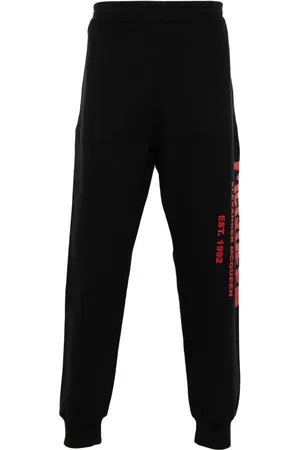 Alexander McQueen Pantalones de chándal Graffiti