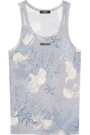 VERSACE Top sin mangas Barocco Sea