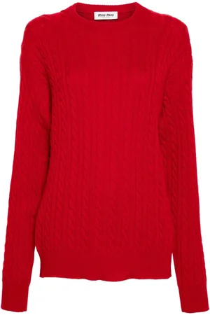 Miu Miu Jersey con cuello redondo