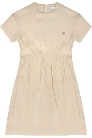 Calvin Klein Vestido fruncido