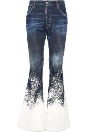 Dsquared2 Vaqueros acampanados con efecto lavado