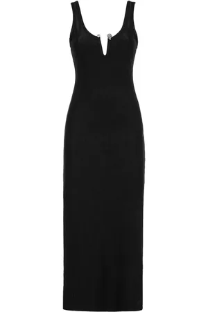 Philipp Plein Vestido midi con detalle de calavera
