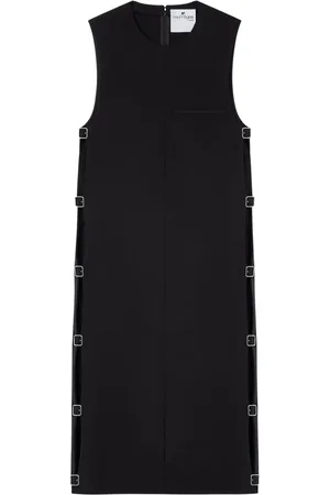 Courrèges Vestido midi con múltiples tiras