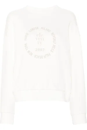 ELEVENTY Sudadera con logo estampado