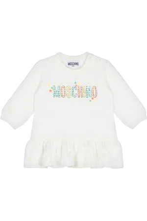 Moschino Vestido con logo estampado