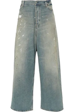 Acne Studios Vaqueros anchos de talle medio 2023