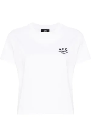 A.P.C. Camiseta con logo bordado